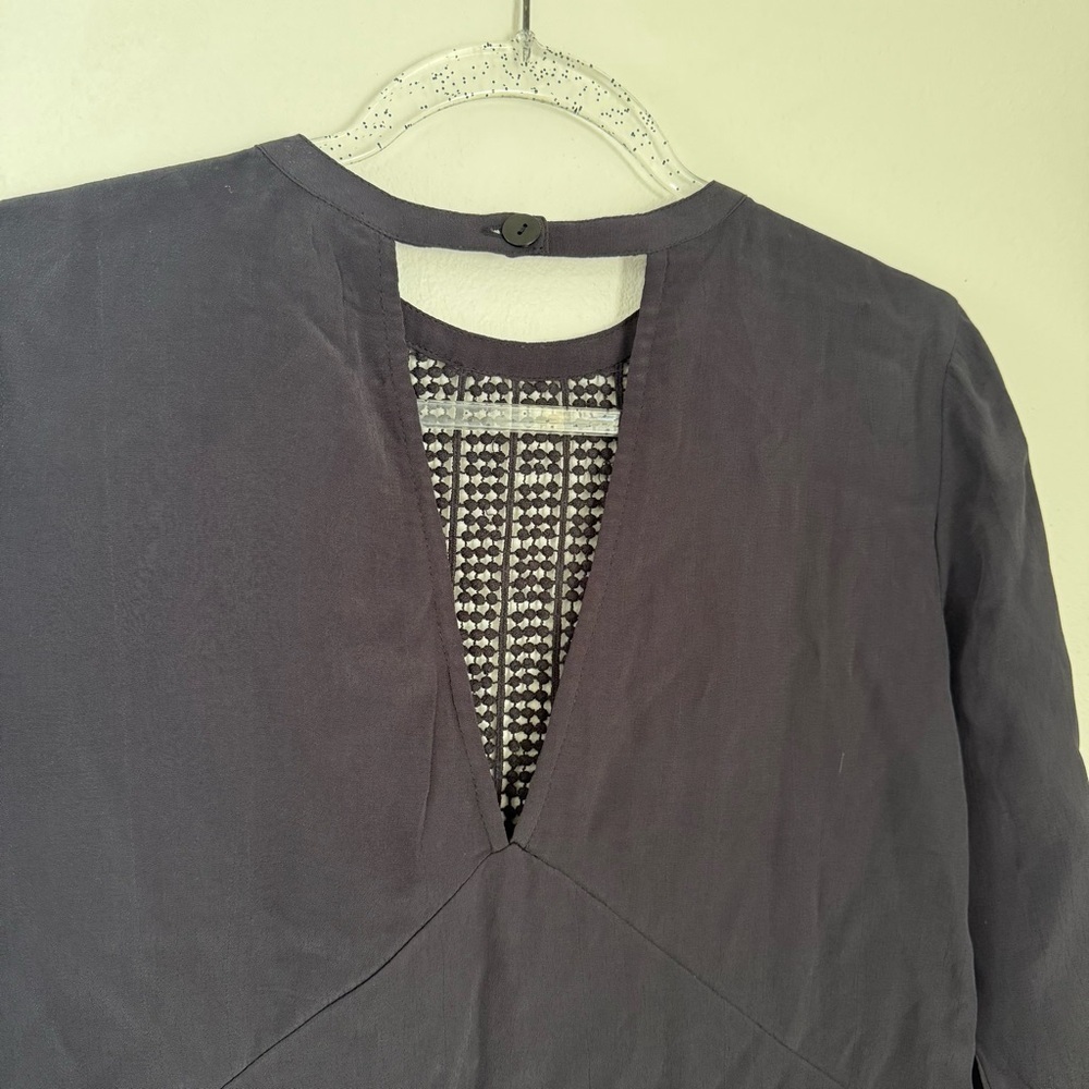 Amuse Society High Low Mini Dress Navy Blue Party Casual Size XS - Picture 7 of 12